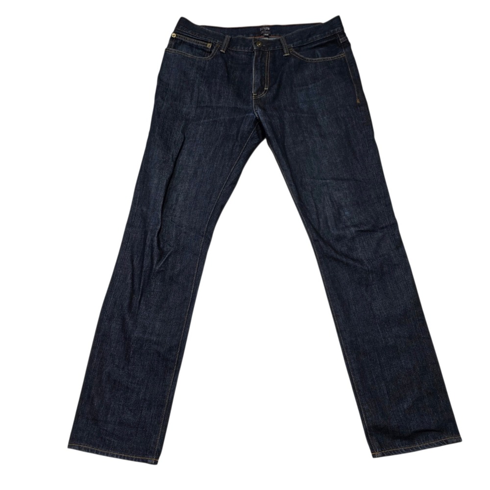 J.Crew The Driggs Jeans Mens 32x30 Dark Wash Slim Fit 100% Cotton Denim
